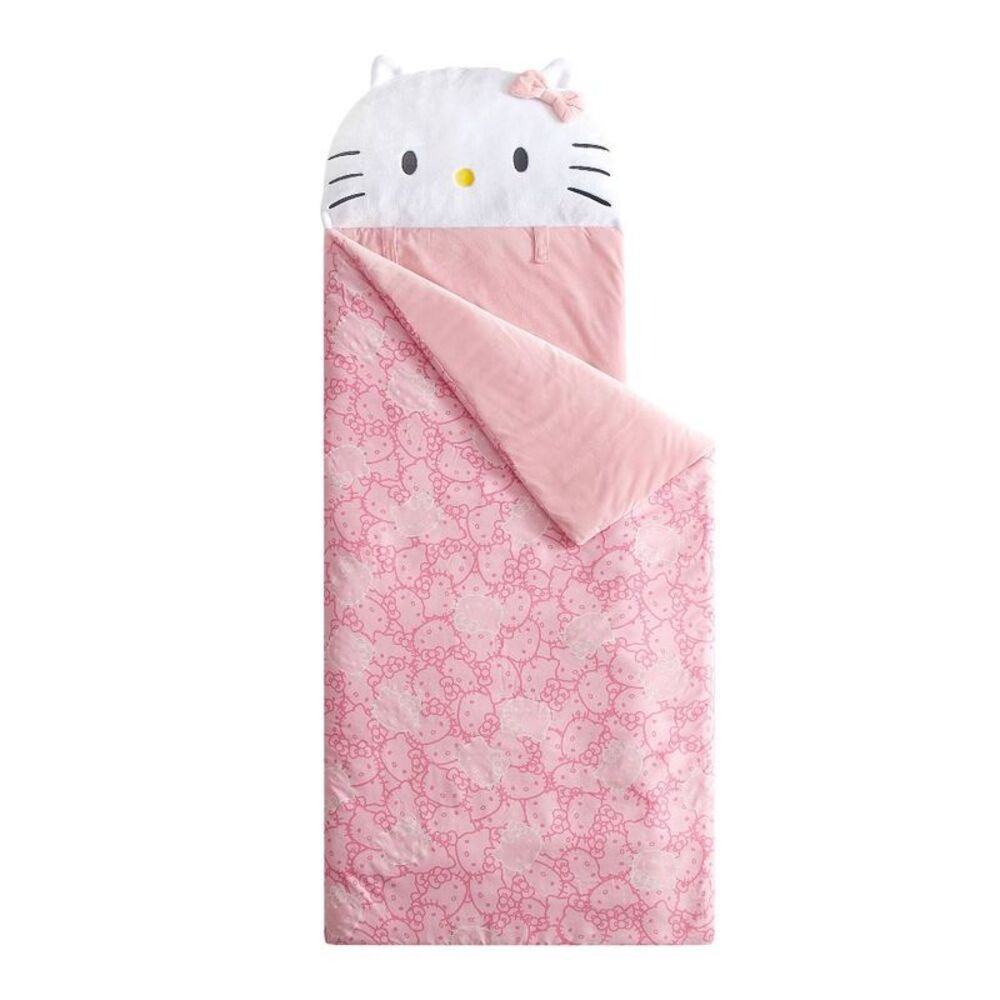 Open Box - No Brand - Hello Kitty Kids' Glow in the Dark Sleeping Bag Pi Pink